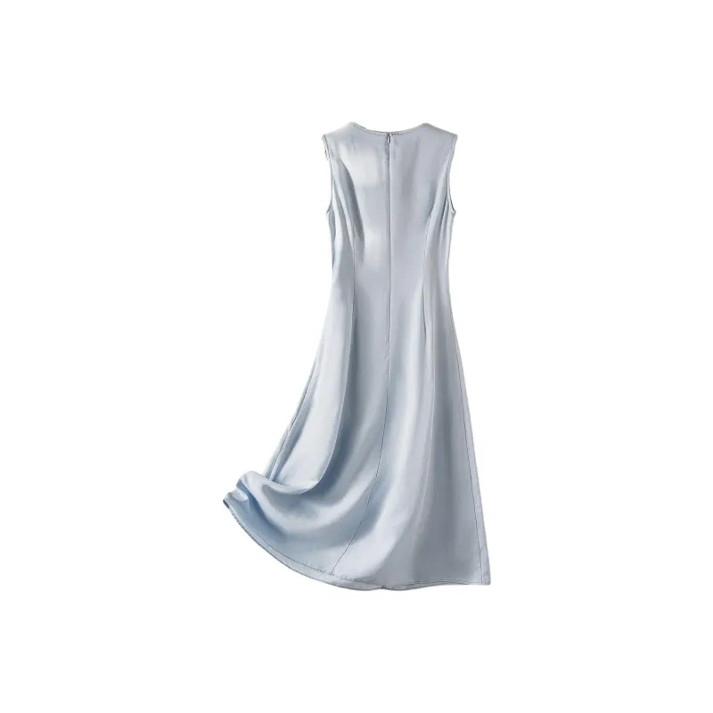 IHIMI Sleeveless Dresses Women's Morning Mist Blue-1