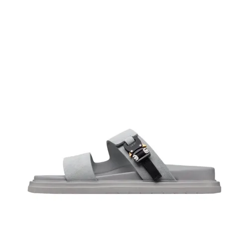 DIOR Aqua Slide Slippers Men's Gray