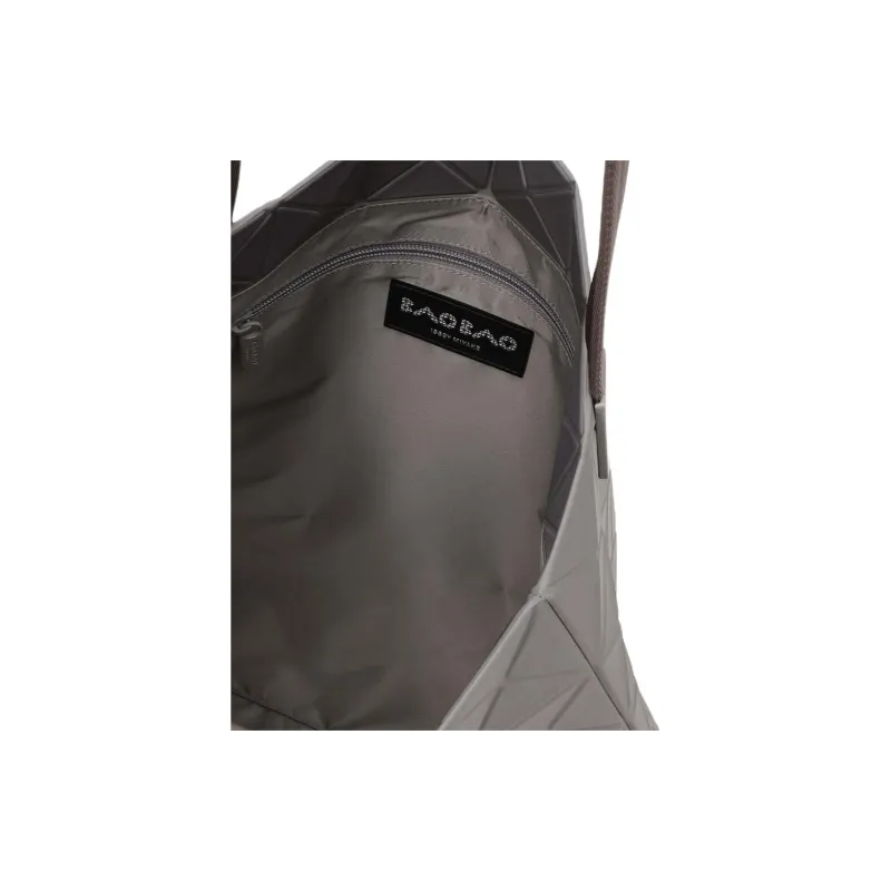 ISSEY MIYAKE Polyester Tote Bag, Shopping Bag, Shoulder Bag, Handbag Large Size Women's Gray-3