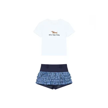 PLANE DRIFT Two Piece Skirt Sets Women's