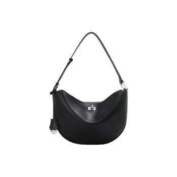 BEMIX PETS Cow Leather Crossbody Bag, Shoulder Bag Women's Black