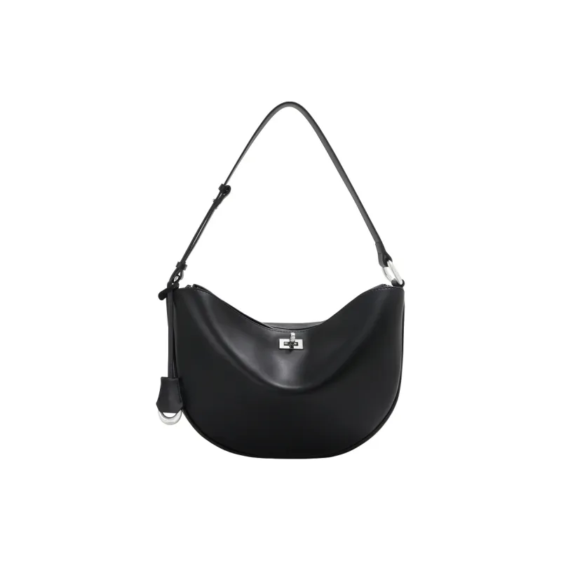 BEMIX PETS Cow Leather Crossbody Bag, Shoulder Bag Women's Black-0