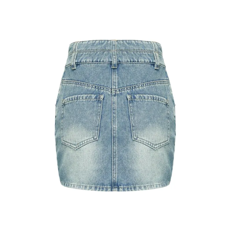 GIMING Denim Short Skirts Women's-1