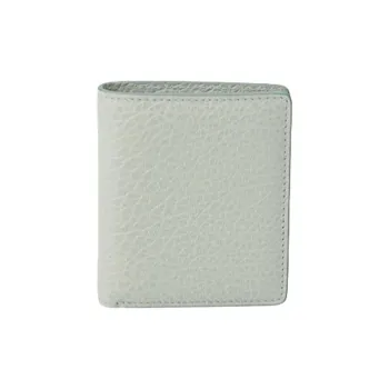 Maison Margiela Cow Leather Wallet Mini Women's Blue Gray