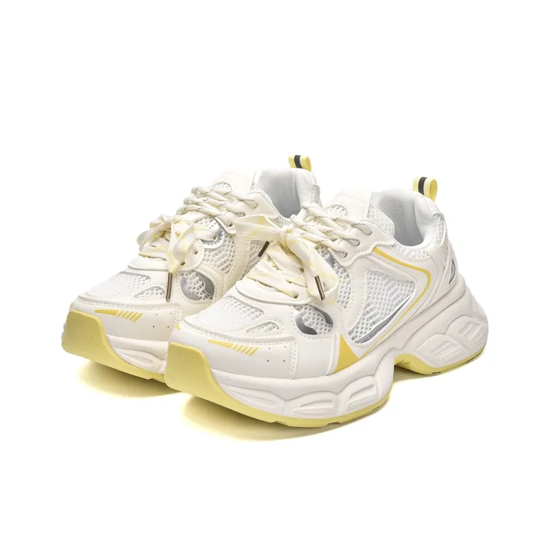 MISTERY Breathable And Lightweight Low Top Chunky Sneakers Women's-12
