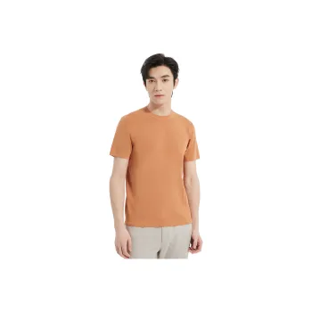 LESS IS MORE T Shirts Men Light Gray Yellow 25XTX9861S