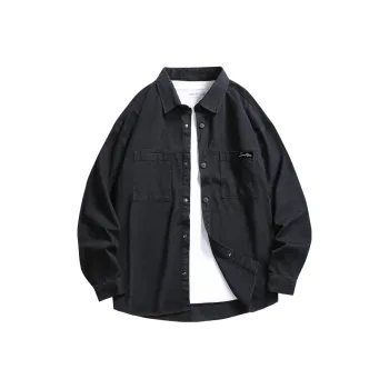 SNOW FLYING Shirts Unisex Pure Black