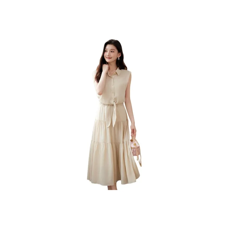 Yi Mengyuan Sleeveless Dress Women's-0