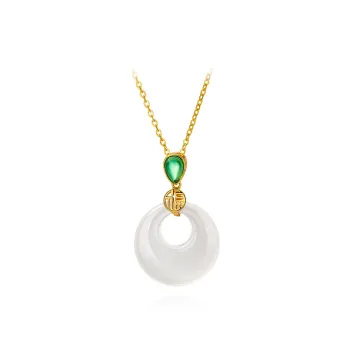 Encounter Gift Natural Chalcedony Necklaces Women's