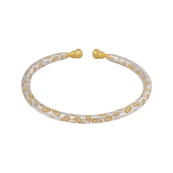 YINI Pure Silver 999.9 Bangles Women's