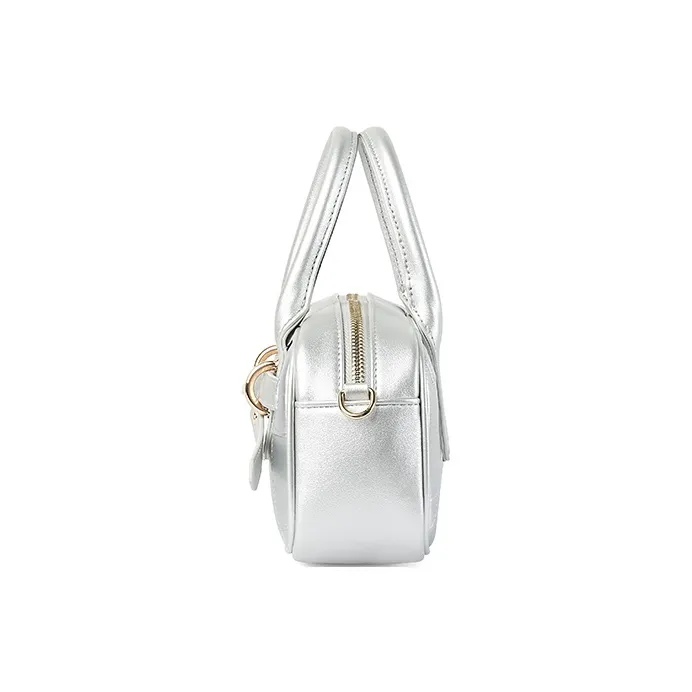 TUCANO PU Shoulder Bag, Crossbody Bag, Handbag Regular Women's Glacier Silver-3