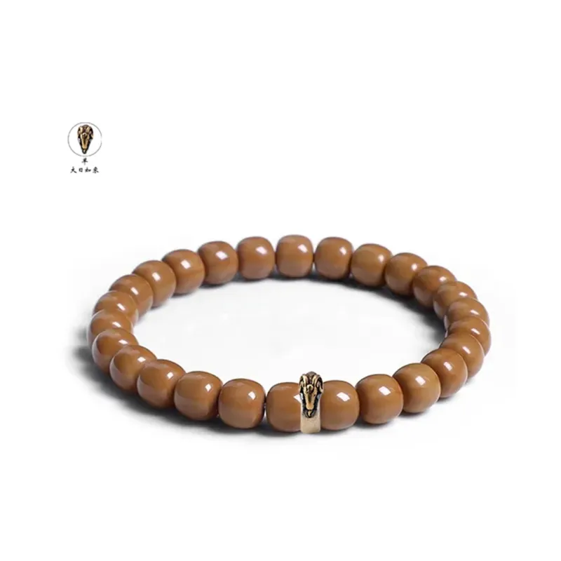 MY Monkey Head Walnut Bracelets Unisex-13