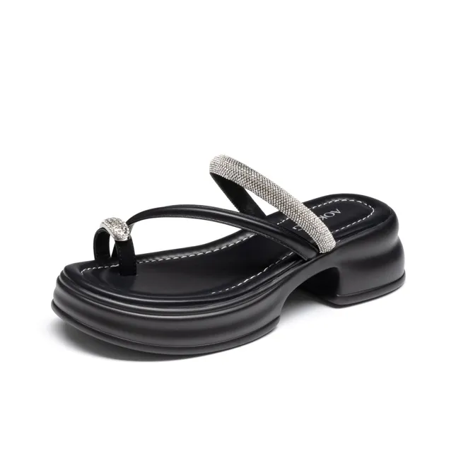 AOKANG Slide Slippers Women's Black-0