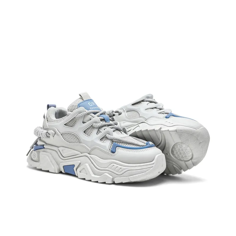 HACKBUTEER Low Top Chunky Sneakers Men's Box Included-13