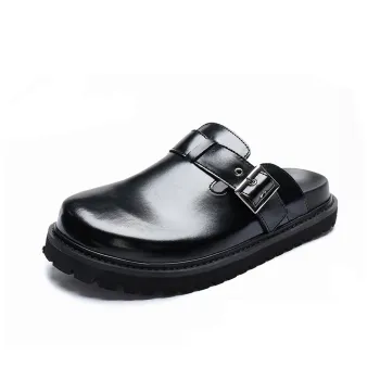 HD Closed Toe Slippers Men's Black