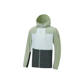 XTEP Trench Coat Men's Bamboo Moon Green/Tru Gray/Stone Jasper