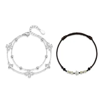RINGLOVE Fabric Rope Bracelets Women's