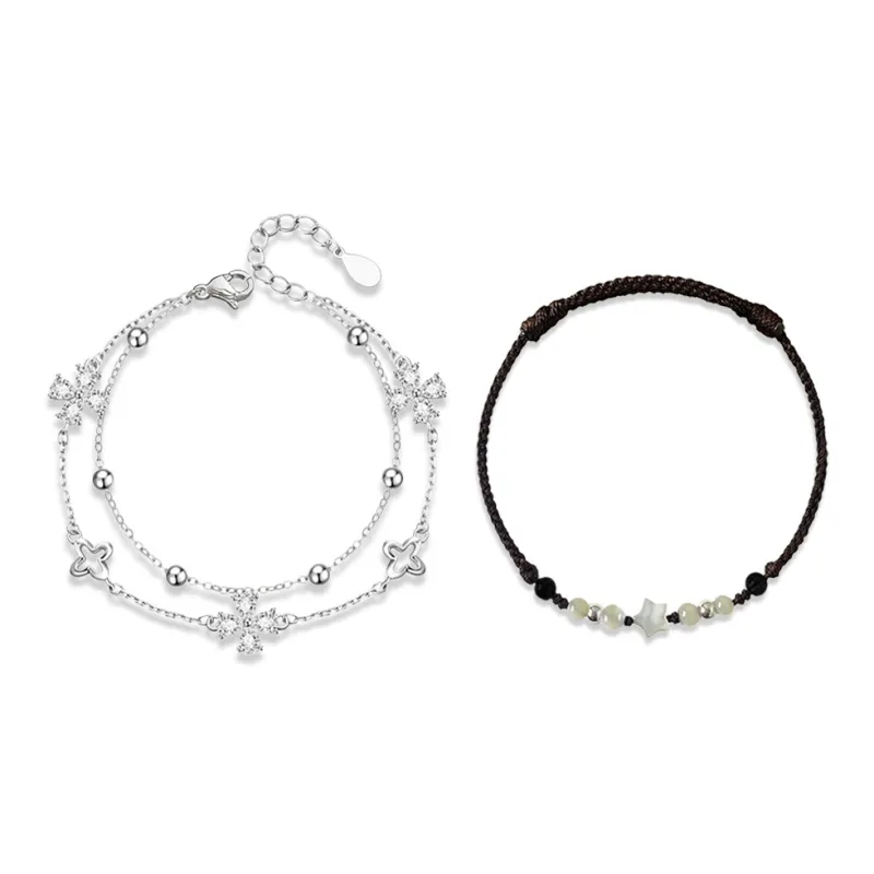 RINGLOVE Fabric Rope Bracelets Women's-0