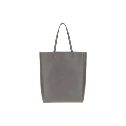 Jimmy Choo Cow Leather Tote Bag, Shopping Bag, Handbag Tubas Women's Dark Gray