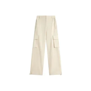 LiNing Knitted Sweatpants Women's Ecru