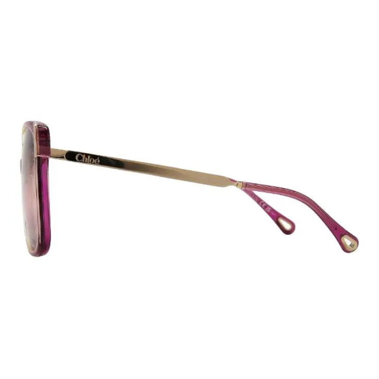 Chloe Recycled Acetate Butterfly Sunglasses Women's Purple-1