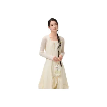 ZIHAN Knitwear Women's Beige Gold