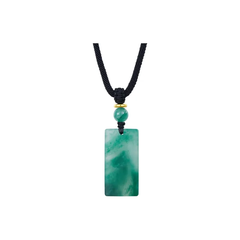 LOVING Natural African Emerald Necklaces Unisex-0