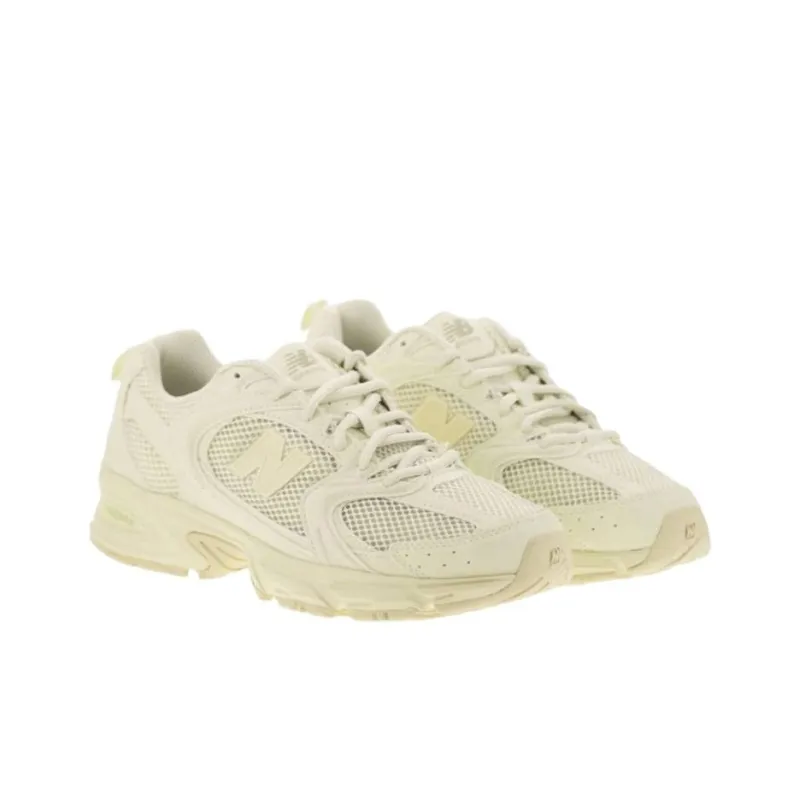 New Balance NB 530 Anti Slip Wear Resistant Low Top Casual Shoes Unisex Beige-2