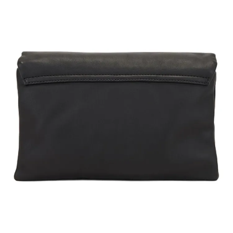 ST. AGNI Lambskin Clutch Women's Black-2