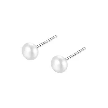 JKEM 925 Sterling Silver Stud Earrings Unisex