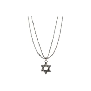 ALIEN BANG Titanium Steel Necklaces Men's