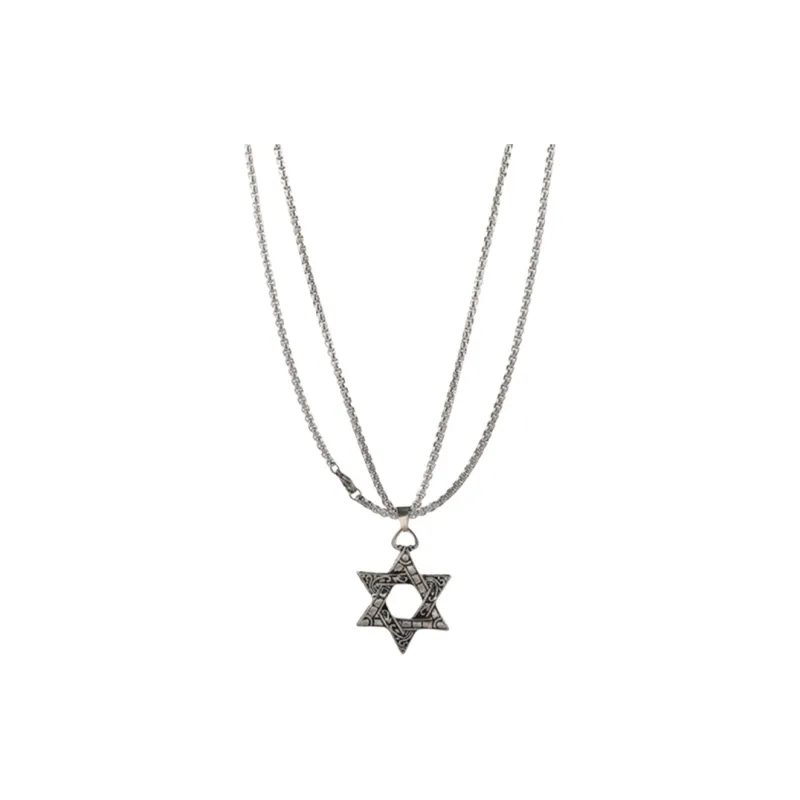 ALIEN BANG Titanium Steel Necklaces Men's-0