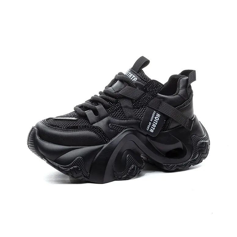 IHBOZ Abrasion Resistant Coverage Support Lightweight Low Top Chunky Sneakers Women's-6