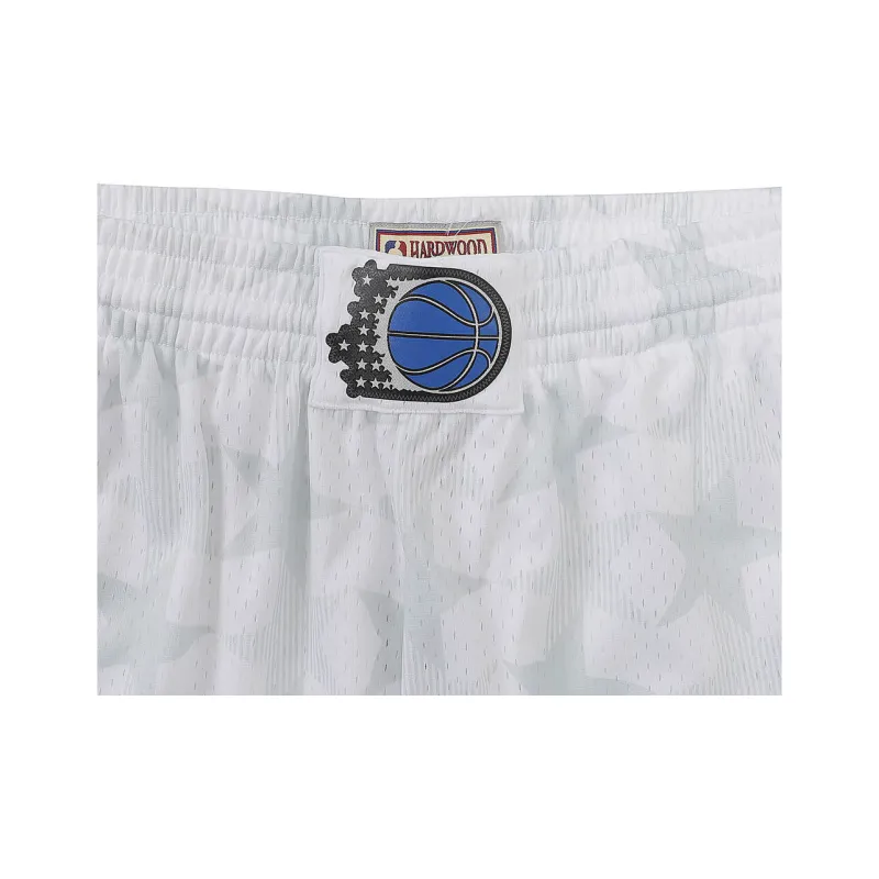 Mitchell & Ness x NBA SWINGMAN Fan Edition Basketball Shorts Unisex White-3