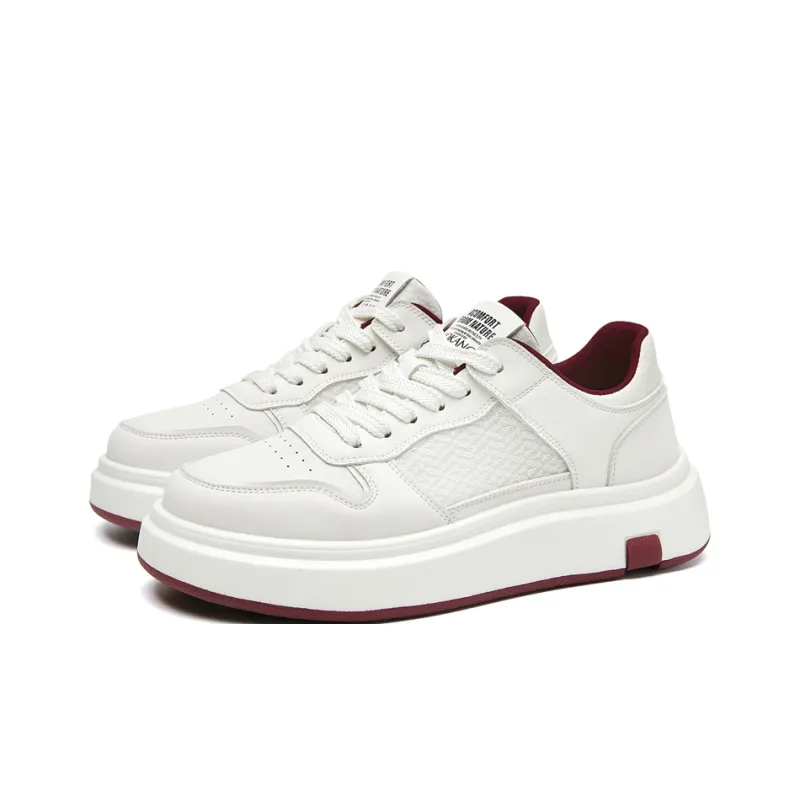 AOKANG Slip Resistant Lightweight Height Increasing Low Top Skateboard Shoes Men's-5