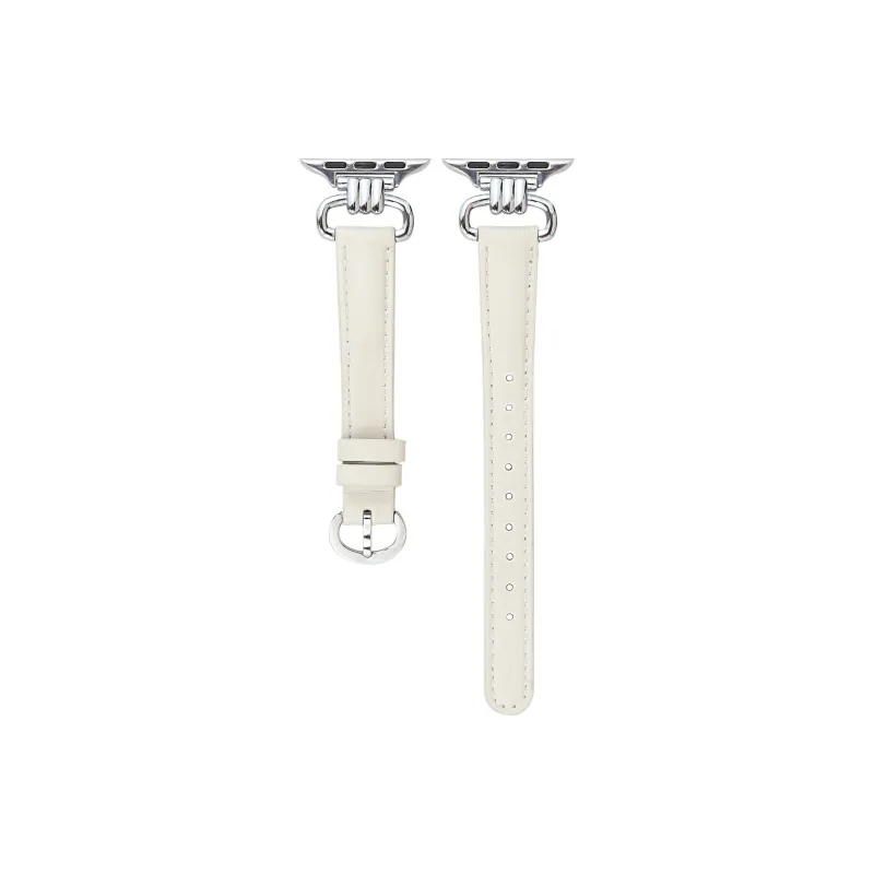 Wei Xin Apple Compatibility Watch Band Cowhide Leather Material-0