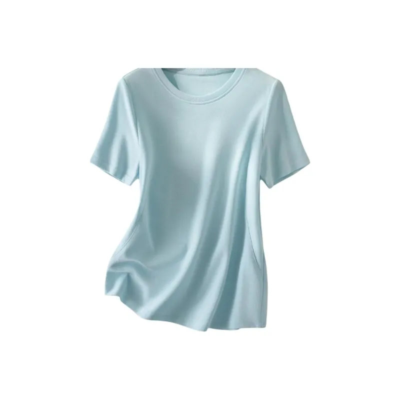 IHIMI T Shirts Women's Light Blue-0