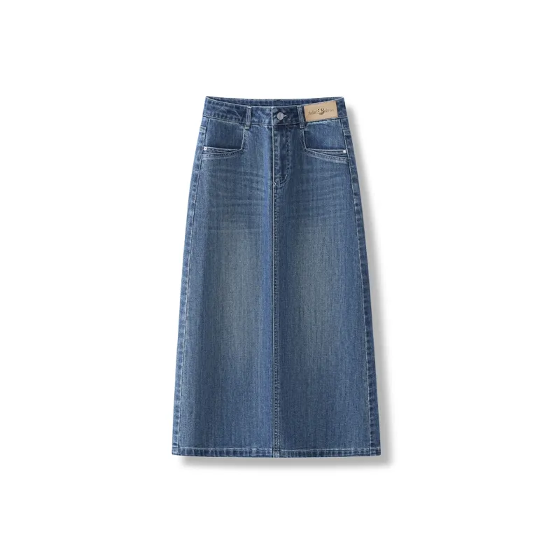 PIERRE CARDIN Denim Long Skirt Women's-4