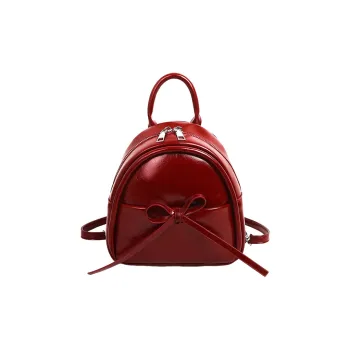 Juju Jimmy PU Backpack Women's Red