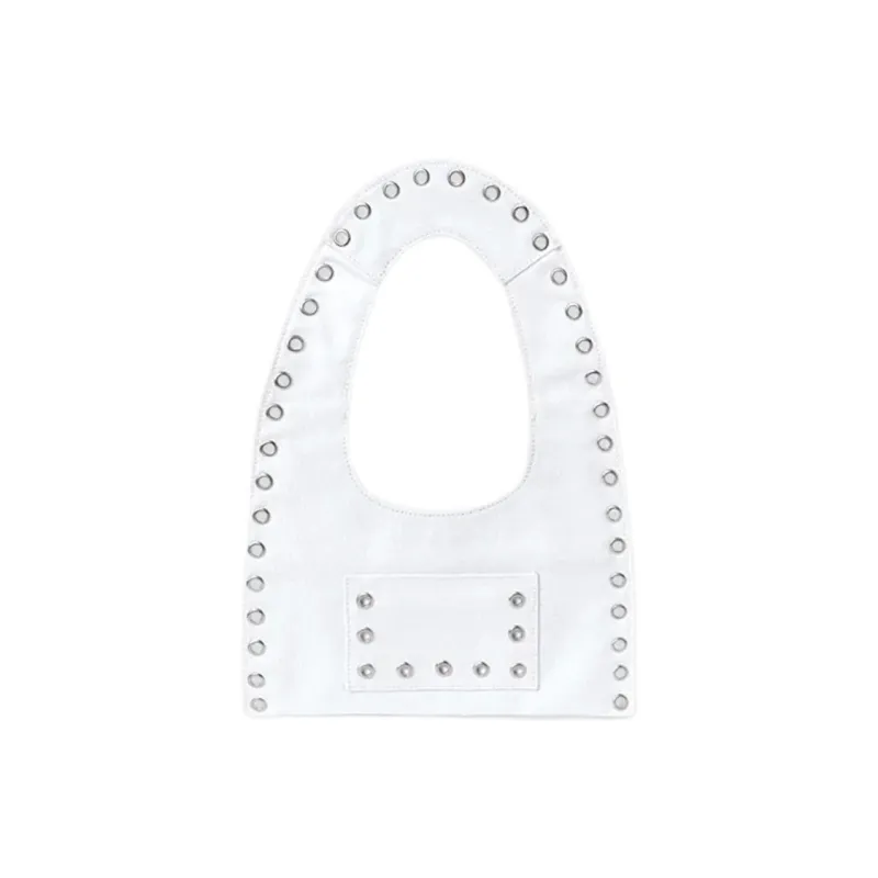 Gimaguas Leather Handbag Mini Women's White-1