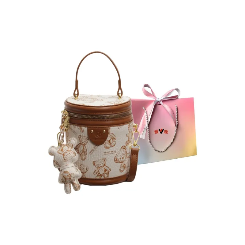 Yalu PU Shoulder Bag, Crossbody Bag, Handbag Women's Black/Ecru/Brown/Pink-7