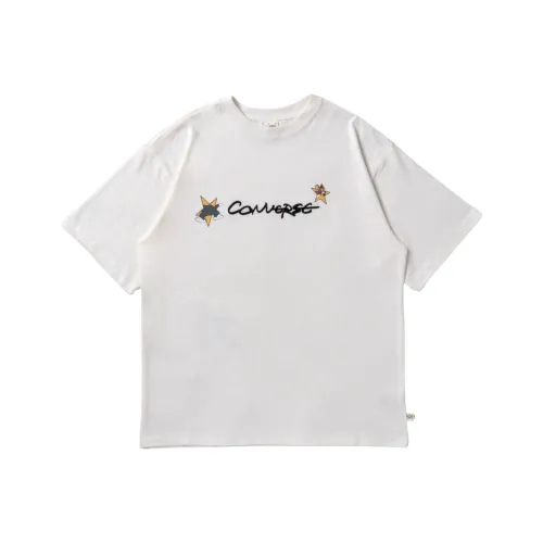 Converse x TOM And JERRY T Shirt Unisex White