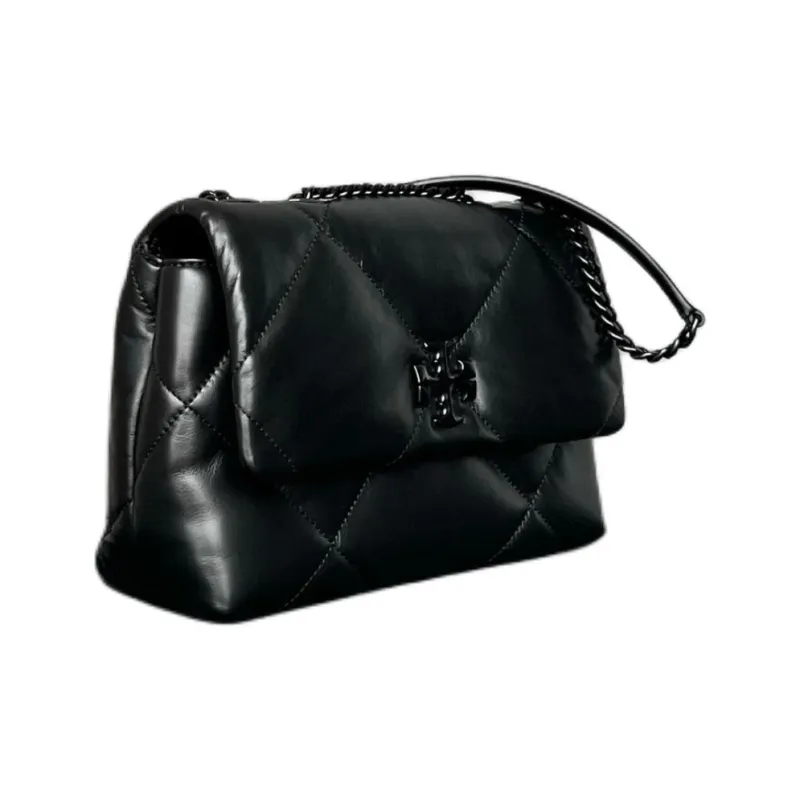TORY BURCH Kira Cow Leather Crossbody Bag, Shoulder Bag Trumpets Women's Black-1