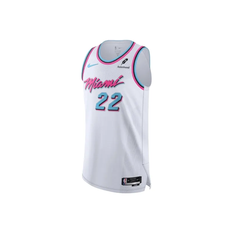 Nike x NBA Heat Team SS25 Basketball Jersey Men's White-0