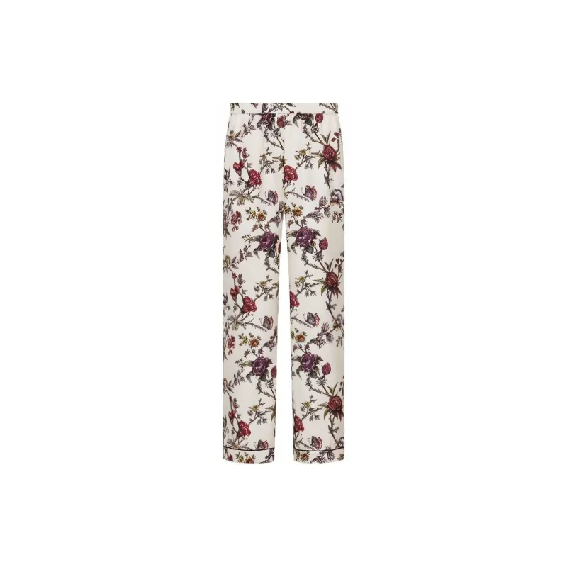 DIOR Chez Moi Pajama Pants Women's White-0