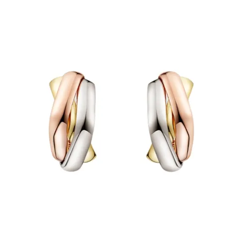 CARTIER 18K Gold, 18K White Gold, 18K Rose Gold Earrings Unisex Gold