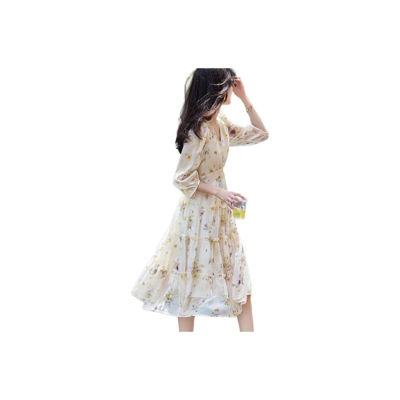 A Paradise For Awakening Long Sleeved Dress Women's-1