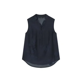 IHIMI Shirts Women's Navy Blue