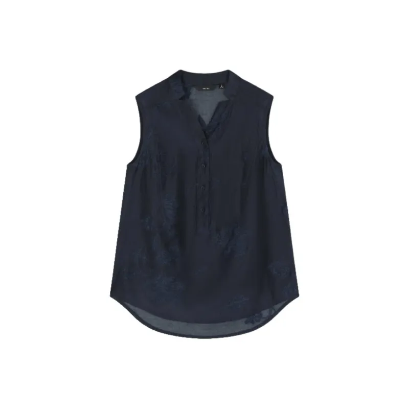 IHIMI Shirts Women's Navy Blue-0