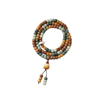 HANCANG White Jade Bodhi Bead Chain Unisex